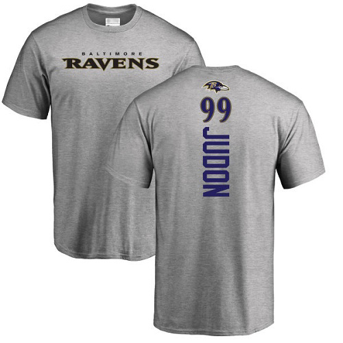 Men Baltimore Ravens Ash Matt Judon Backer NFL Football #99 T Shirt->baltimore ravens->NFL Jersey